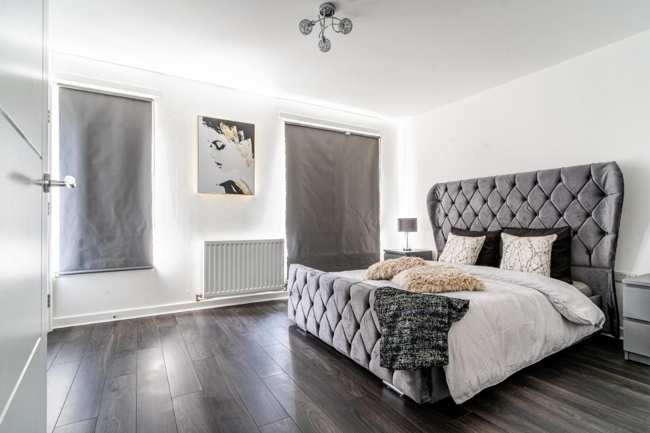 Spacious 3 Bedroom House In Glasgow City With Private Parking & Garden Ngoại thất bức ảnh